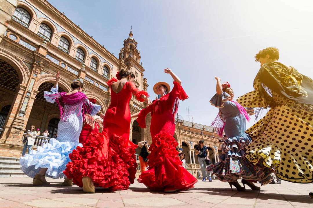 Фламенко на площі Іспанії
