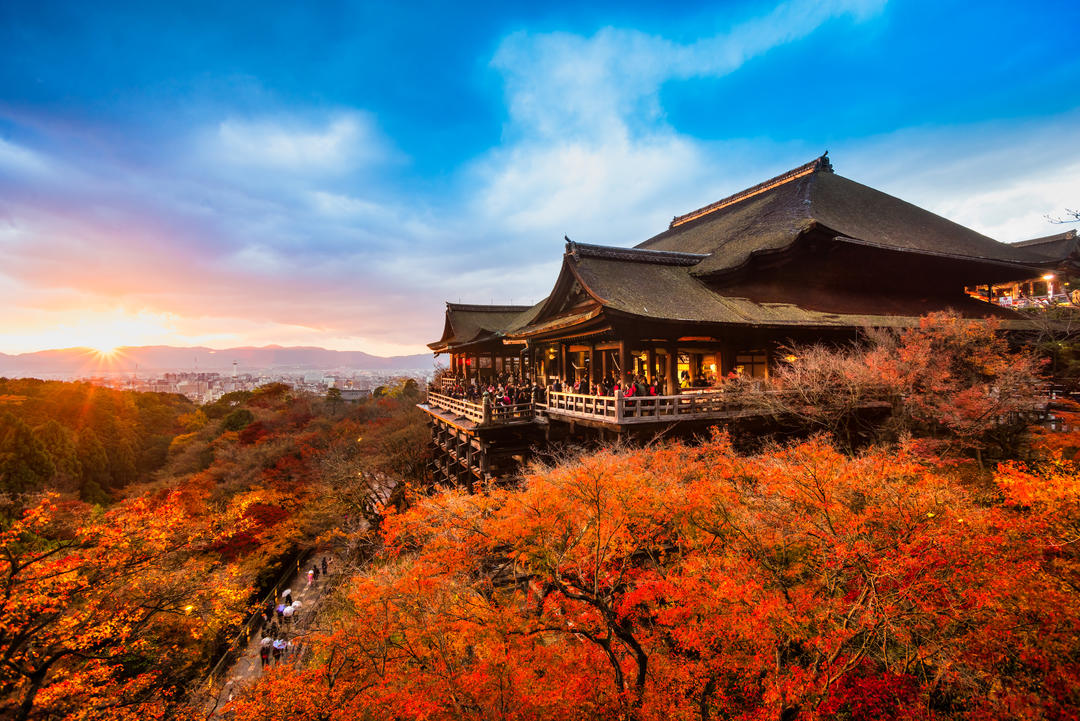 Храм Кіомідзу-дера в одному з найцікавіших міст світу - Кіото
