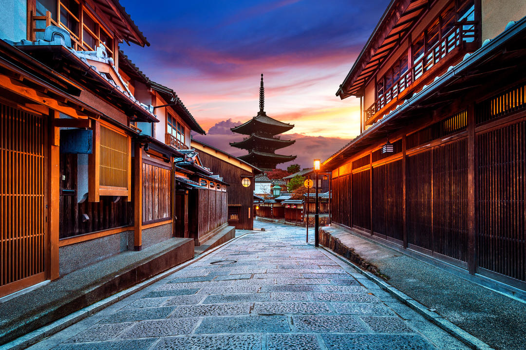 Пагода на вулиці Саннен Зака ​​в Кіото