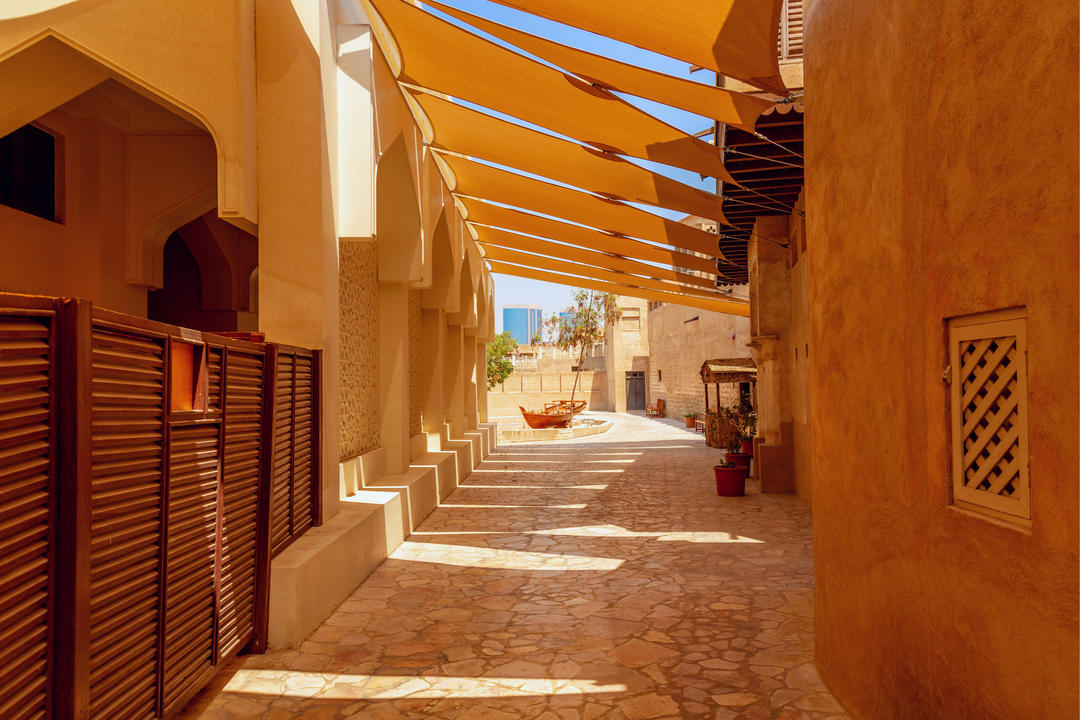 Традиційні арабські вулиці в Аль-Фахіді