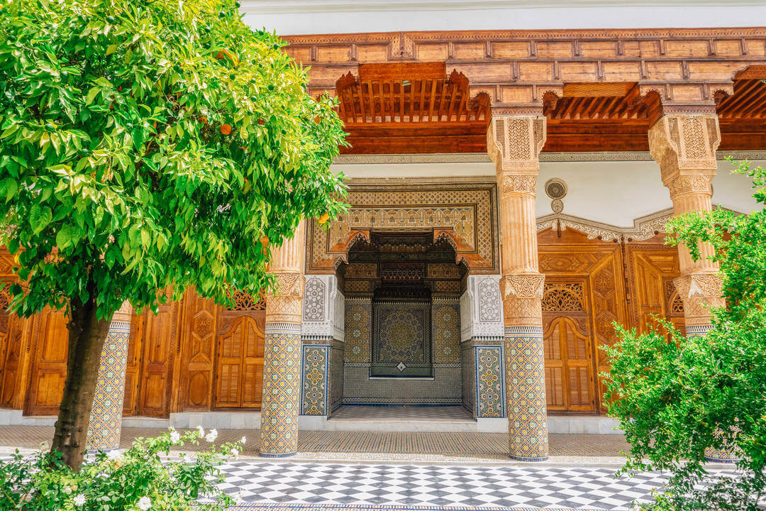 Палац-музей із внутрішнім двором недалеко від Медини
