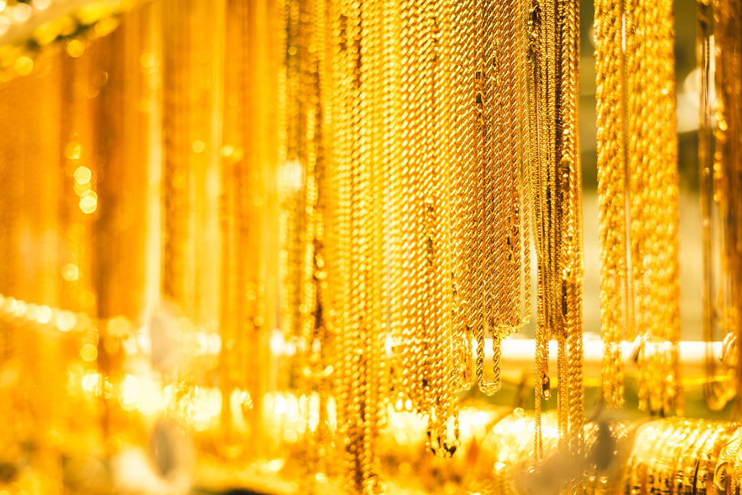 Золоті ланцюжки на Dubai Gold Souk