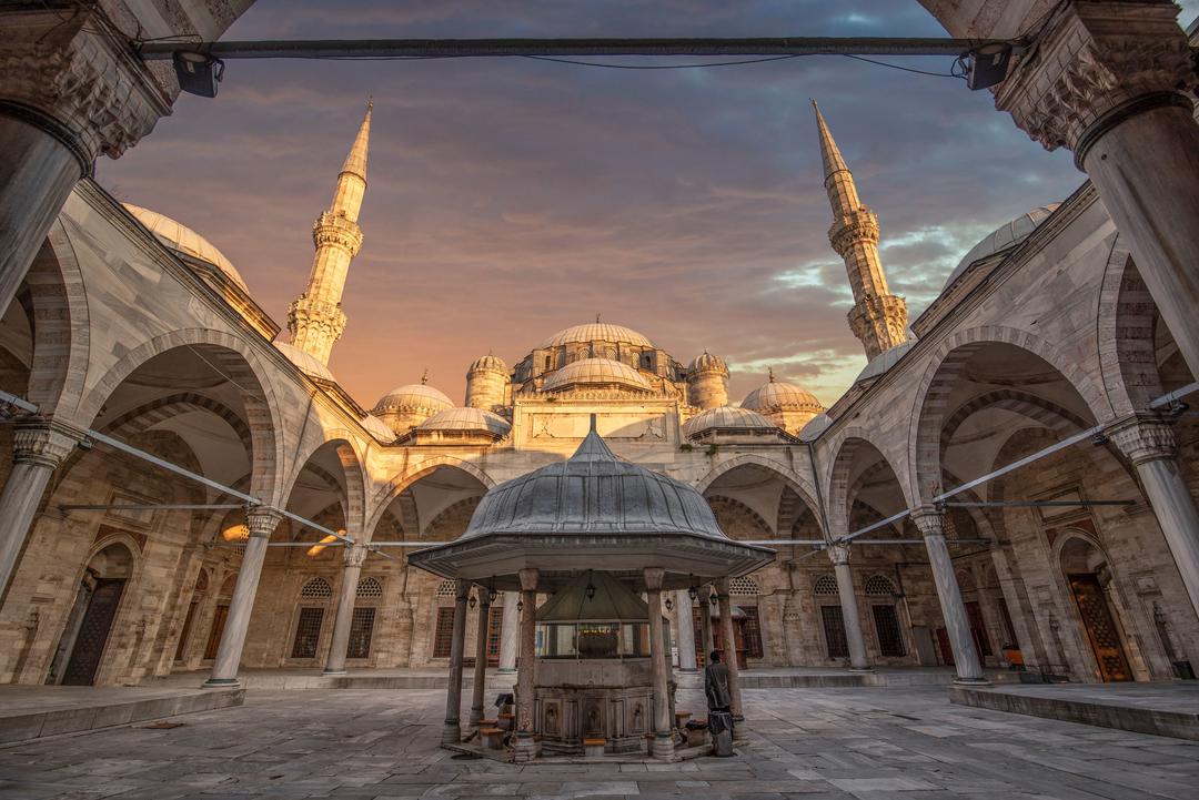 Мечеть Сулейманія - вид із двору