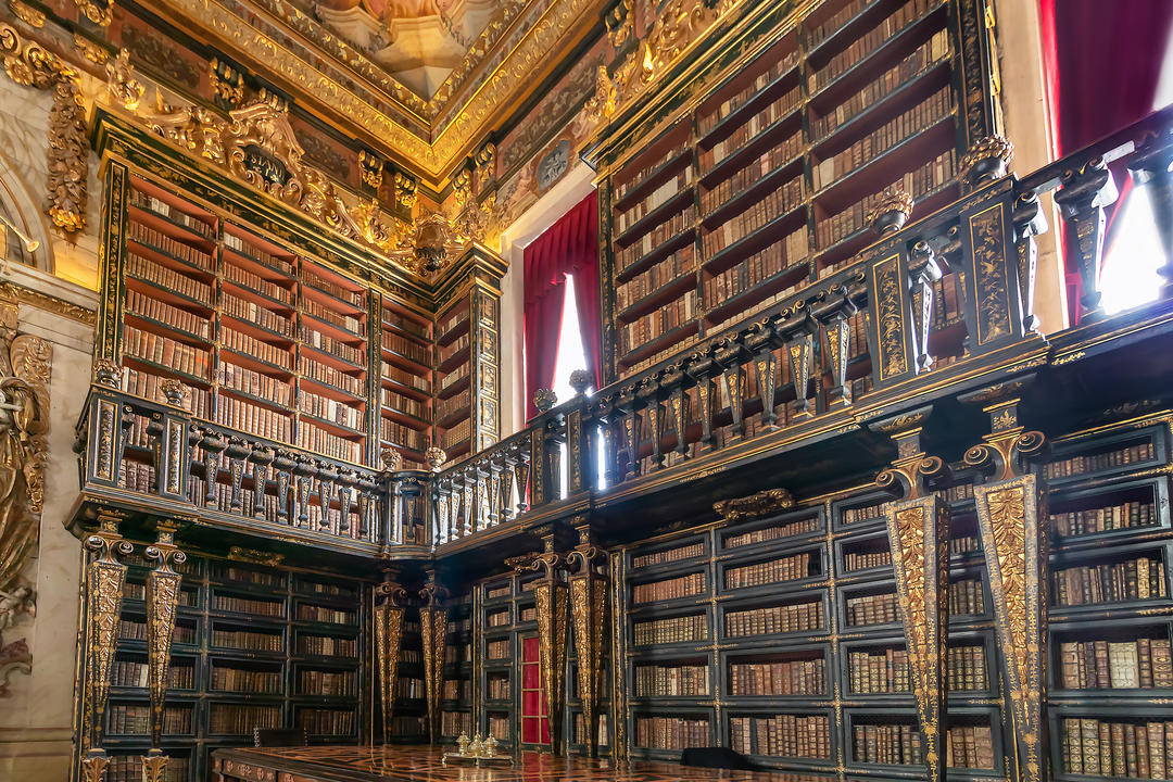 Зал бібліотеки у стилі бароко