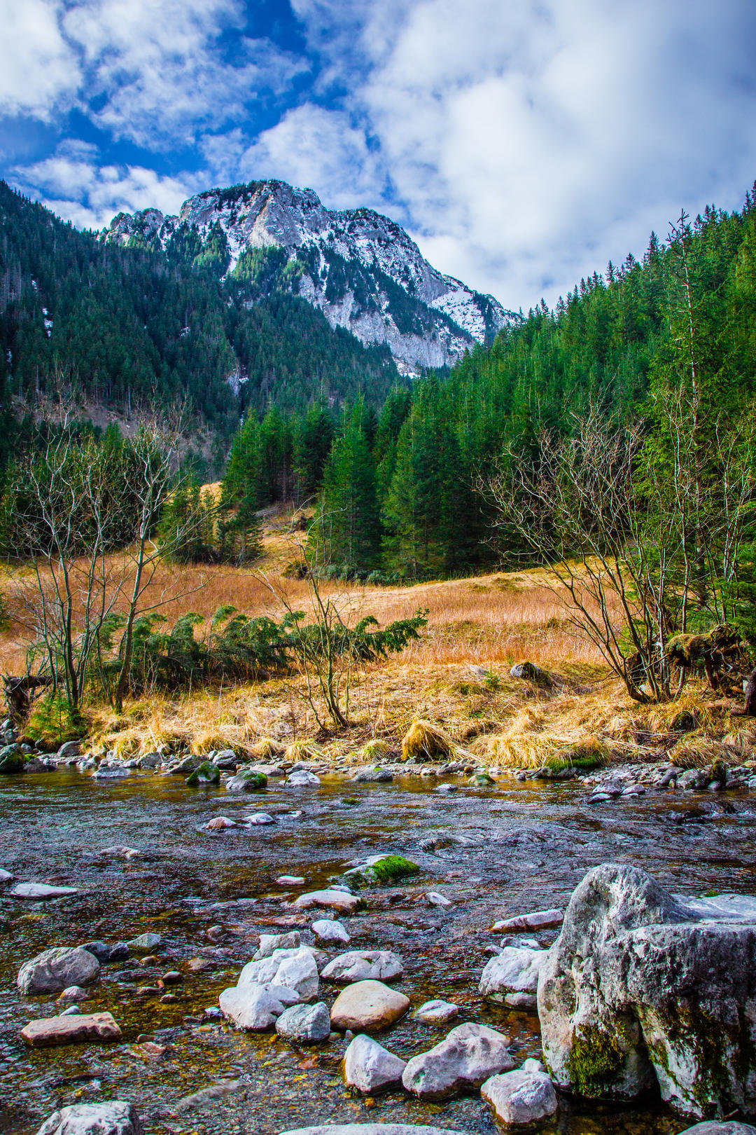 Гірська річка восени