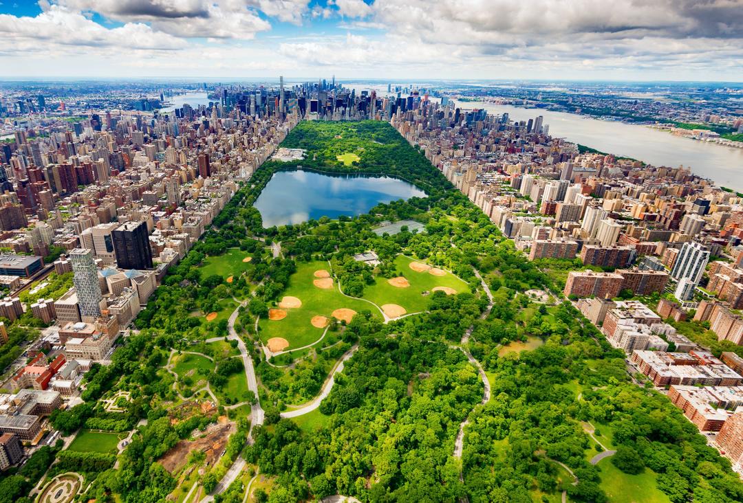 Нью-Йоркський Central Park з висоти
