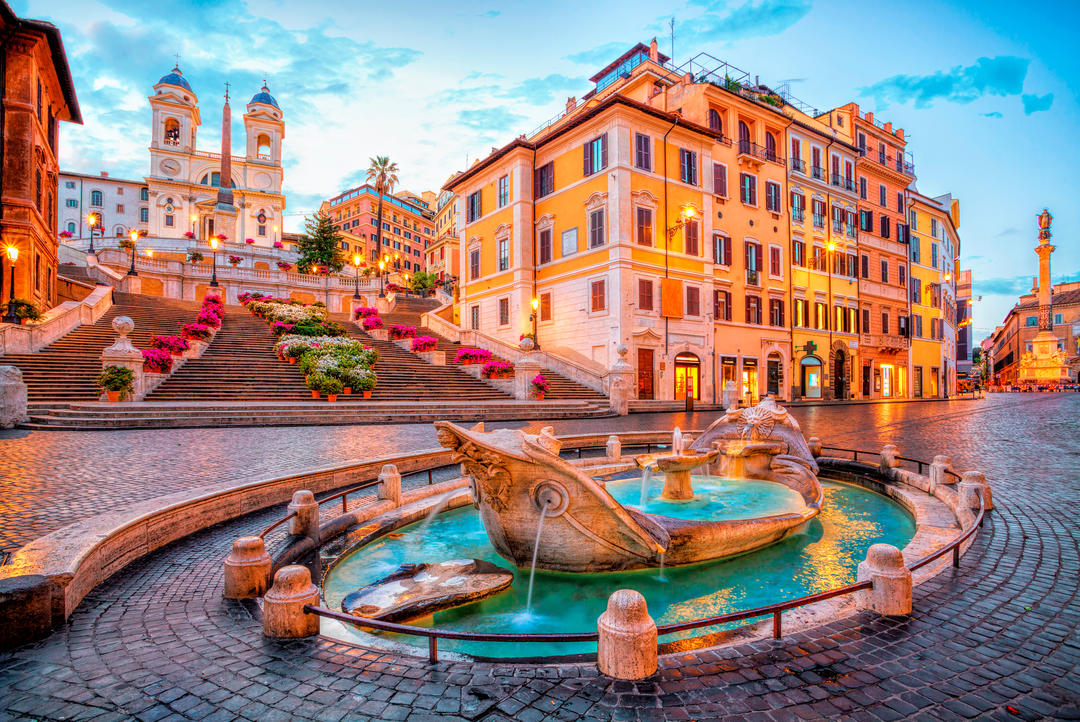 Площа Piazza de Spagna вранці