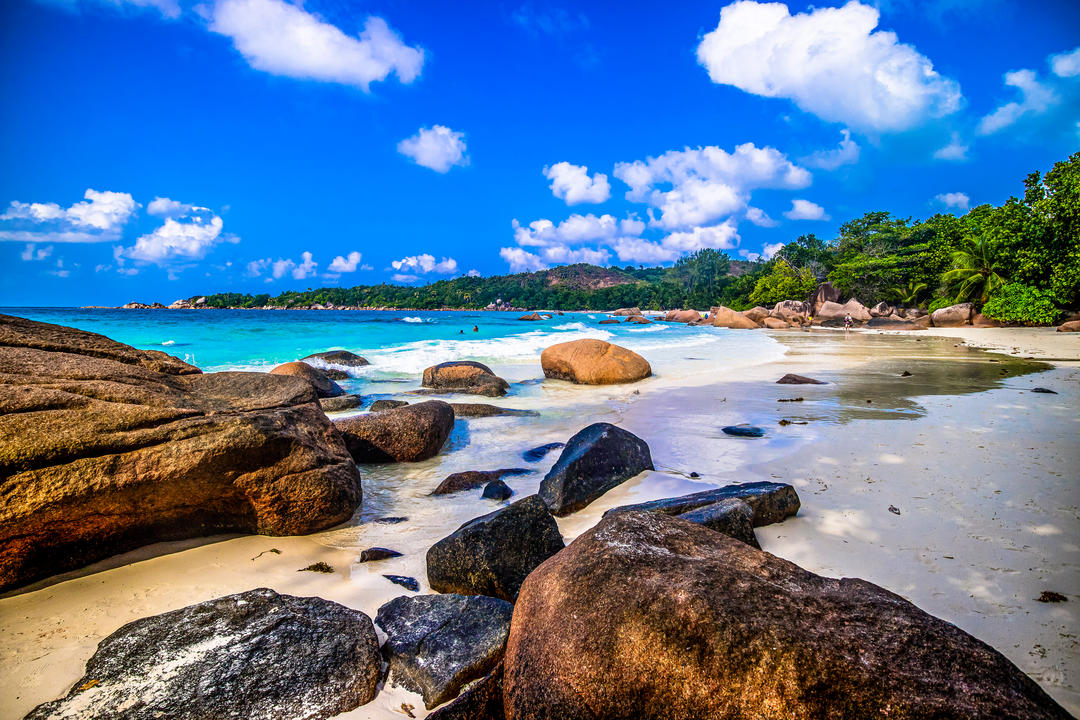 Красивий пляж Анс Лаціо на Сейшельських островах.