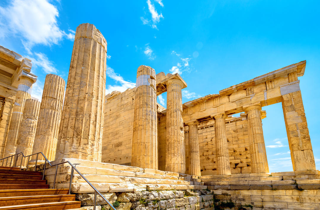 Стародавній вхід до Акрополя