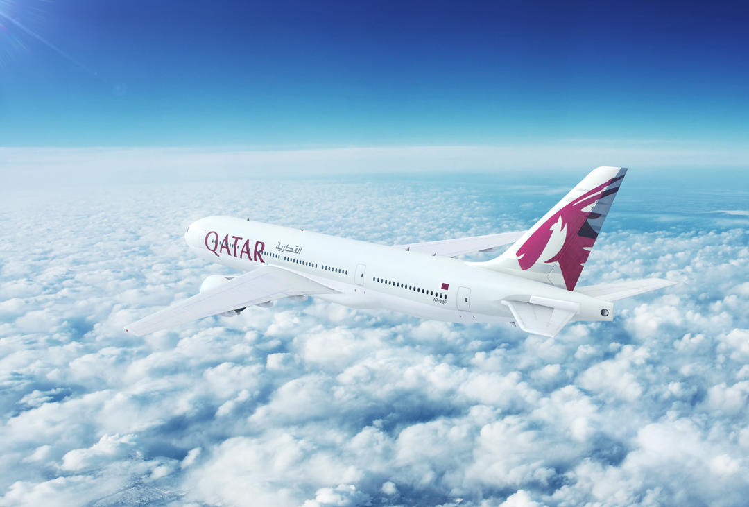 Пташиного польоту Boeing 777 Qatar Airways