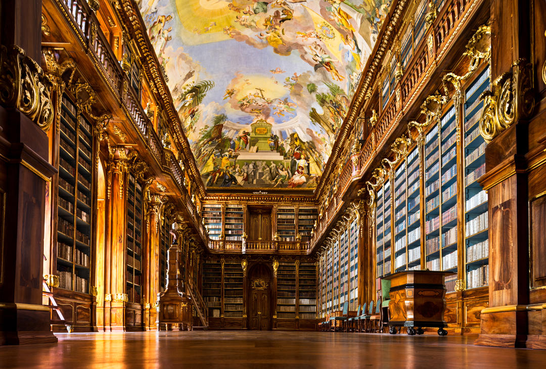 Філософський зал бібліотека Страговського монастиря у Празі