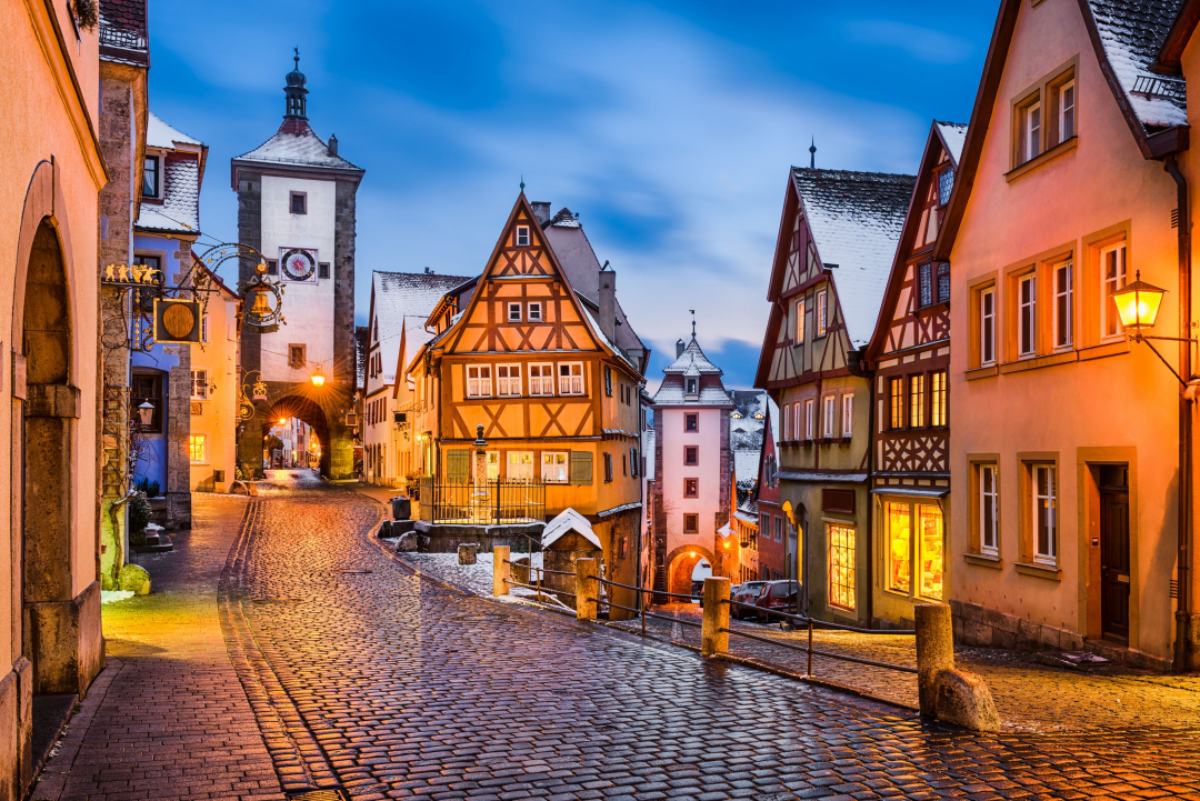 Середньовічний місто Ротенбург-об-дер-Таубер, Німеччина