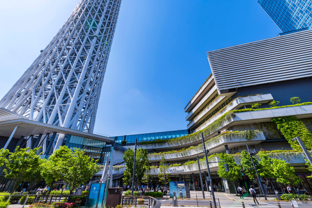 Токіо Соламаті знаходиться в будівлі Tokyo SkyTree