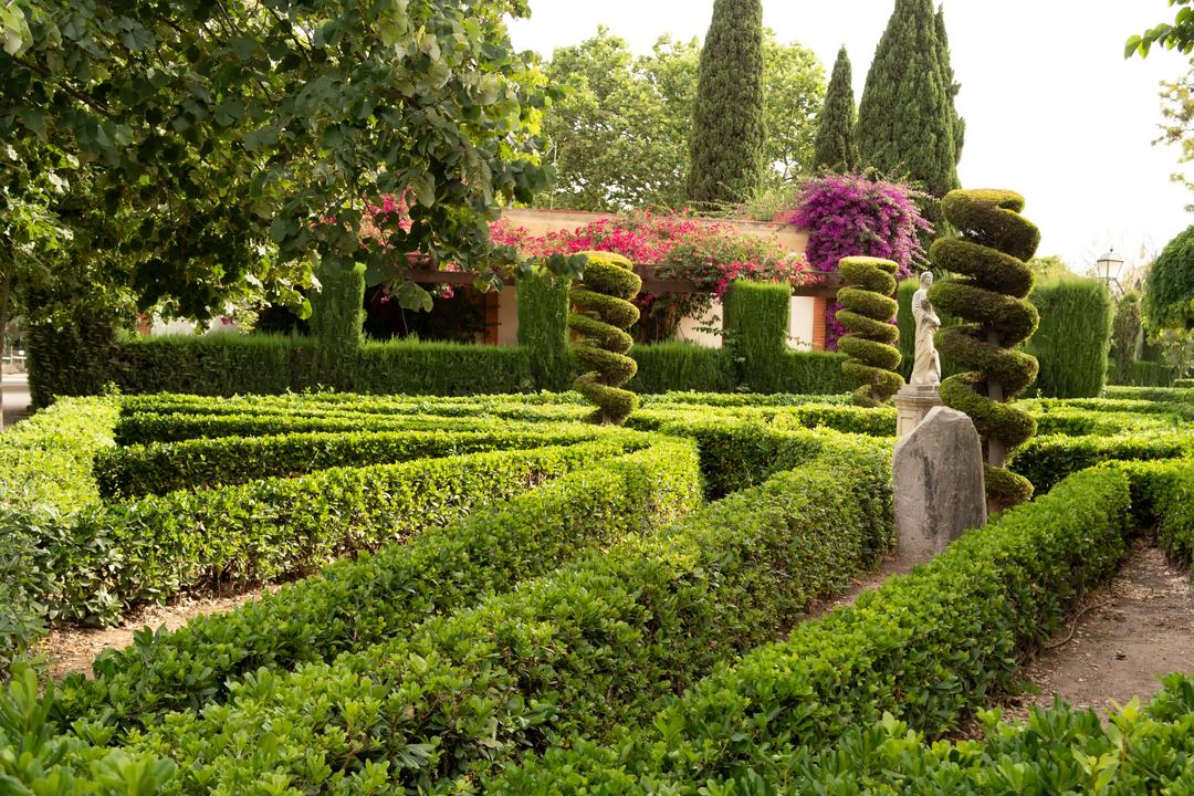 Вид на сади Реал-дель-Віверос у Валенсії