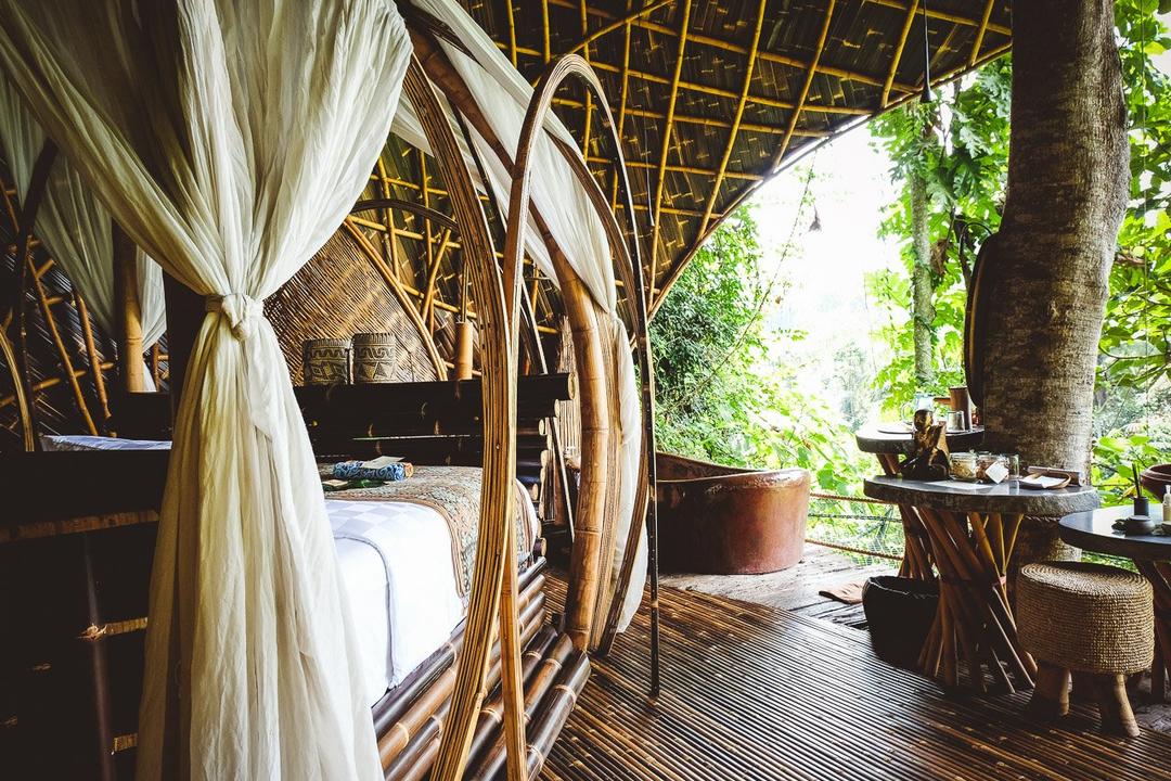 Банбукова спальня в джунглях