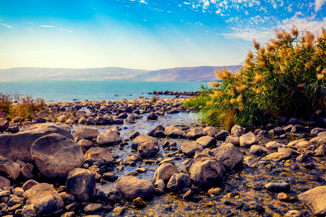 Берег моря біля водоспаду Ейн-Ейов