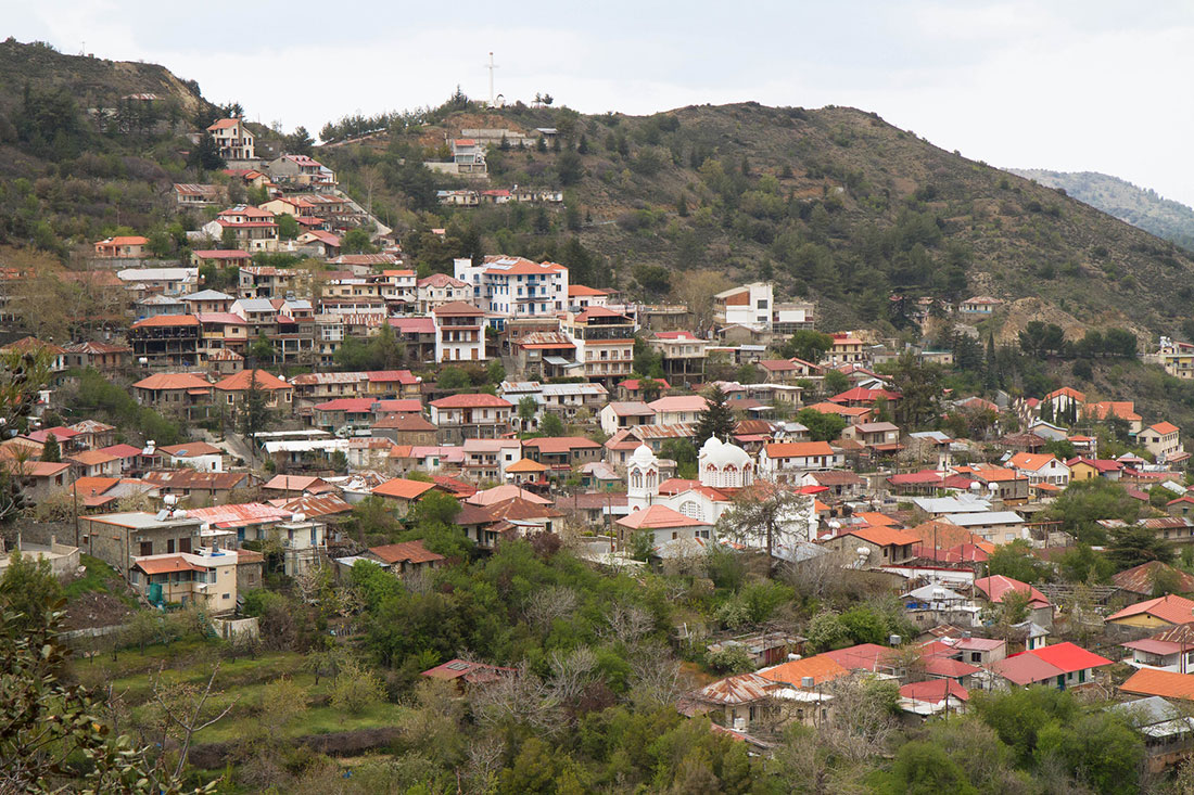 Вид на село Педулас