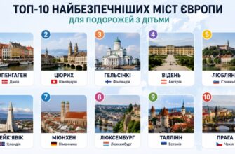 10 найбезпечніших міст Європи для подорожей з дітьми